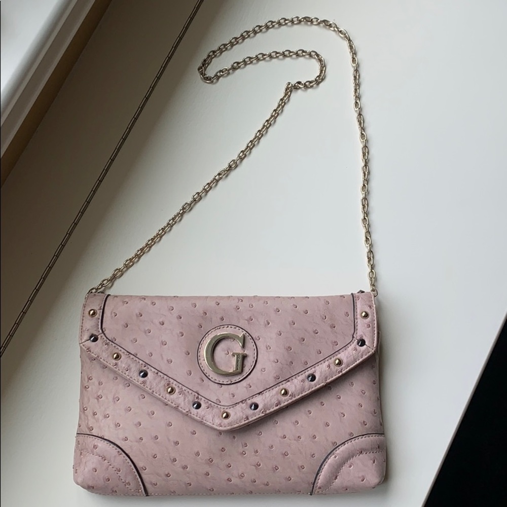 Guess clutch shoulder purse